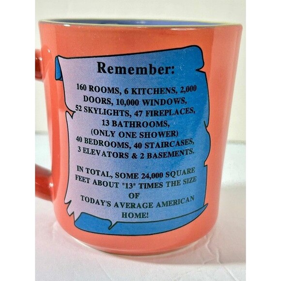 Winchester Mystery House San Jose,CA-Souvenir, Travel ,Collectible Fact Mug-NWOT - Picture 2 of 5